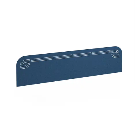 Offset Acoustic Desktop Screen - 1600 - Blue